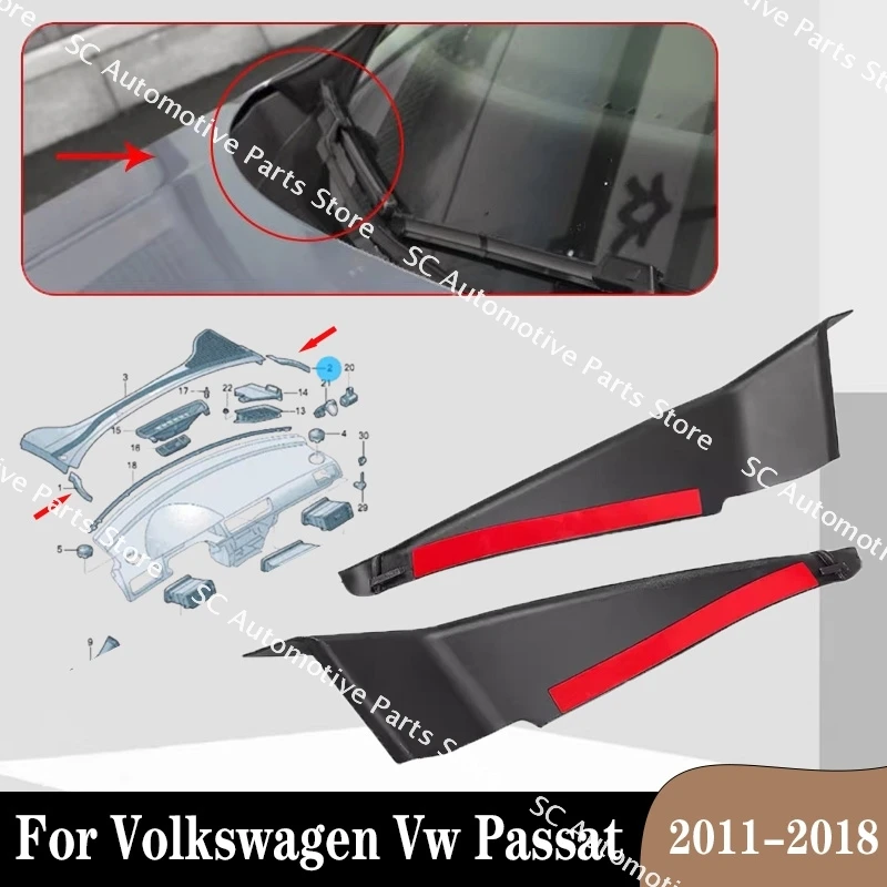 For Volkswagen Vw Passat 2011-2015 2016-2018 561819448 Car Front Windshield Wrap Corner Trim Windshield Wiper Side Trim Cover
For Volkswagen Vw Passat 2011-2015 2016-2018 561819448 Car Front Windshield Wrap Corner Trim Windshield Wiper Side Trim Cover