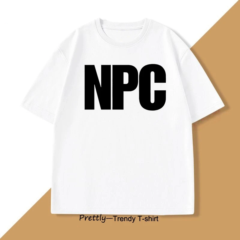 Fun NPC meme T-shirt, trendy collar printed fashion T-shirt for men, summer pure cotton street style short-sleeved
Fun NPC meme T-shirt, trendy collar printed fashion T-shirt for men, summer pure cotton street style short-sleeved