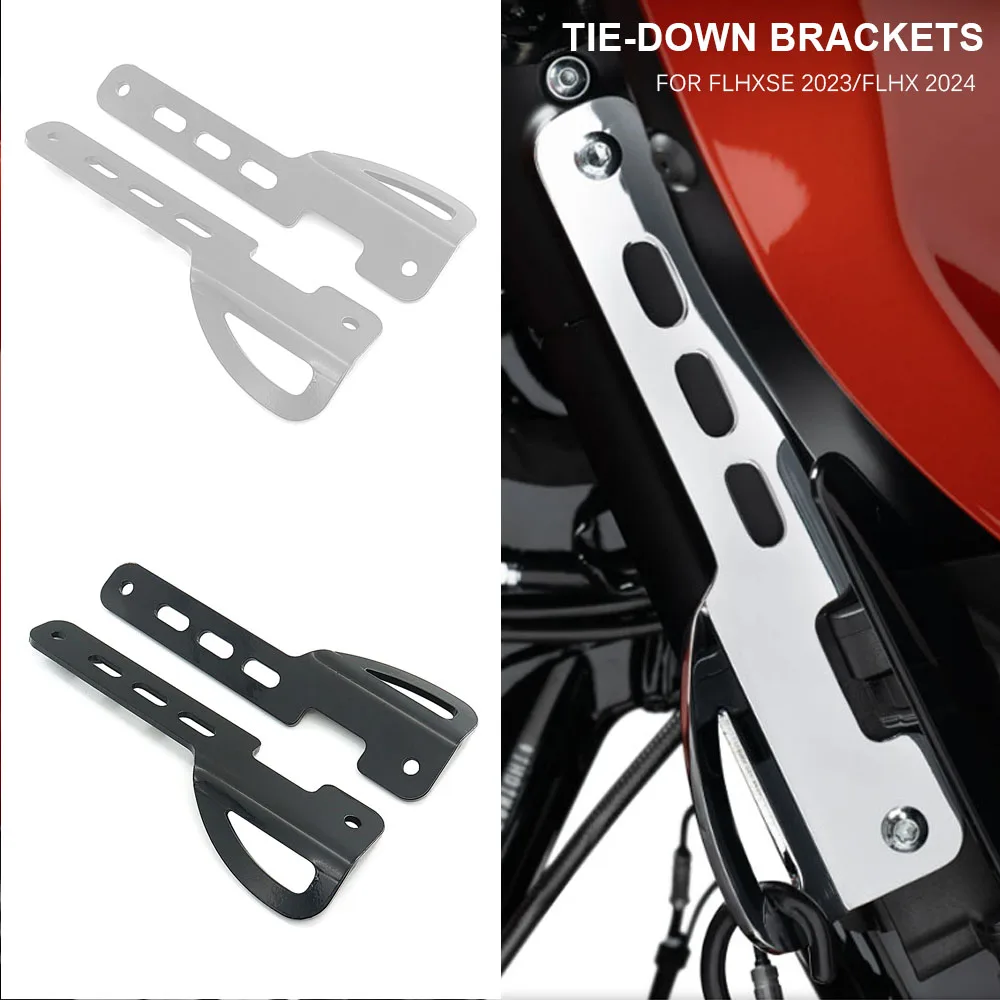 Motorcycle Accessories Chrome Front Binding Tie-Down Brackets Black FOR Harley Road Glide FLTRXSE 2023 SLHT Steet Glide 2024
Motorcycle Accessories Chrome Front Binding Tie-Down Brackets Black FOR Harley Road Glide FLTRXSE 2023 SLHT Steet Glide 2024