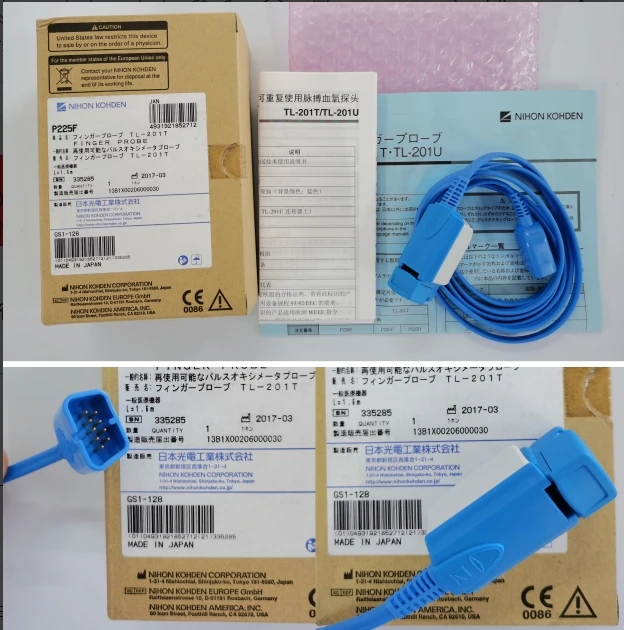 Original SpO2 adult finger clip GS1-128 TL-201Tfor Patient Monitor Parts P/N P225F
Original SpO2 adult finger clip GS1-128 TL-201Tfor Patient Monitor Parts P/N P225F