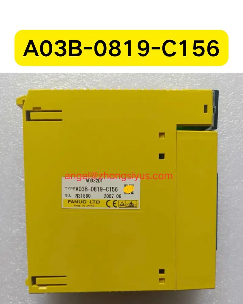 A03B-0819-C156 Brand new IO Board,A03B 0819 C156,In stock
A03B-0819-C156 Brand new IO Board,A03B 0819 C156,In stock