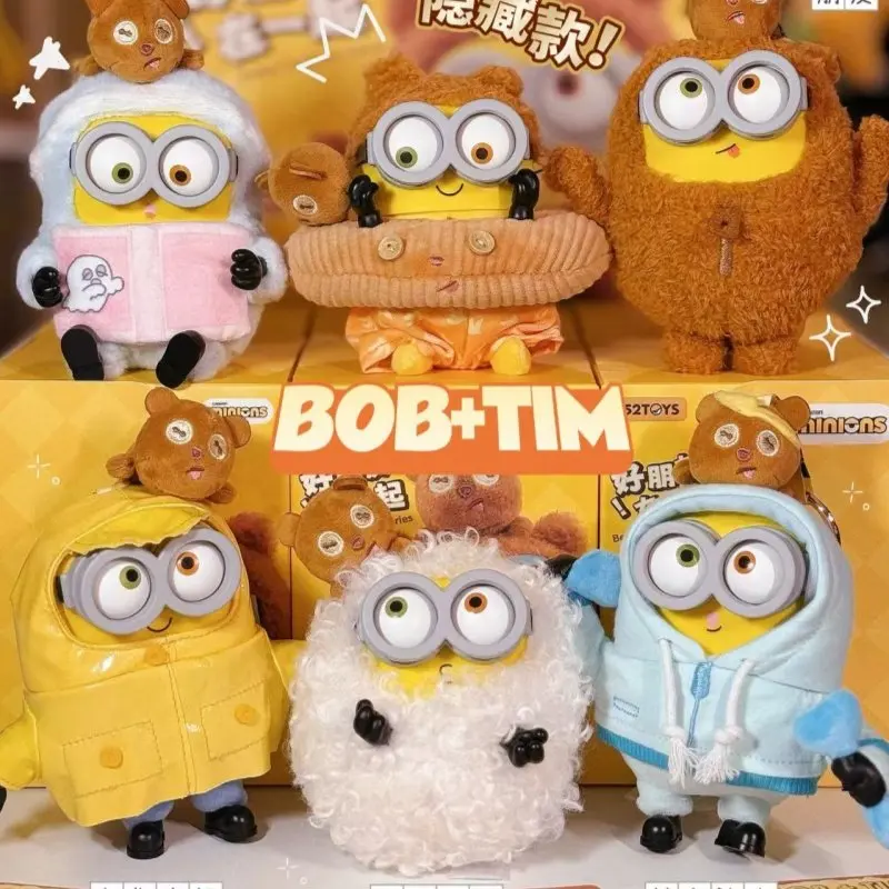 Genuine 52toys Minions Bob & Tim Good Friends Together Series Blind Box Minions Anime Figures Mystery Box Decoration Gift toys
Genuine 52toys Minions Bob & Tim Good Friends Together Series Blind Box Minions Anime Figures Mystery Box Decoration Gift toys