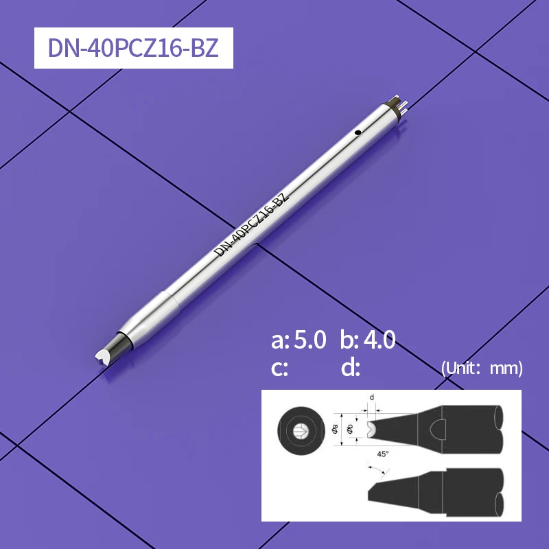 DCN/DN series soldering iron tip DN-20PCZ10-BZ DS-24PCZ DS-30PCZ DS-40PCZ DN-50PCZ for Apollo Seiko automatic welding equipment
DCN/DN series soldering iron tip DN-20PCZ10-BZ DS-24PCZ DS-30PCZ DS-40PCZ DN-50PCZ for Apollo Seiko automatic welding equipment