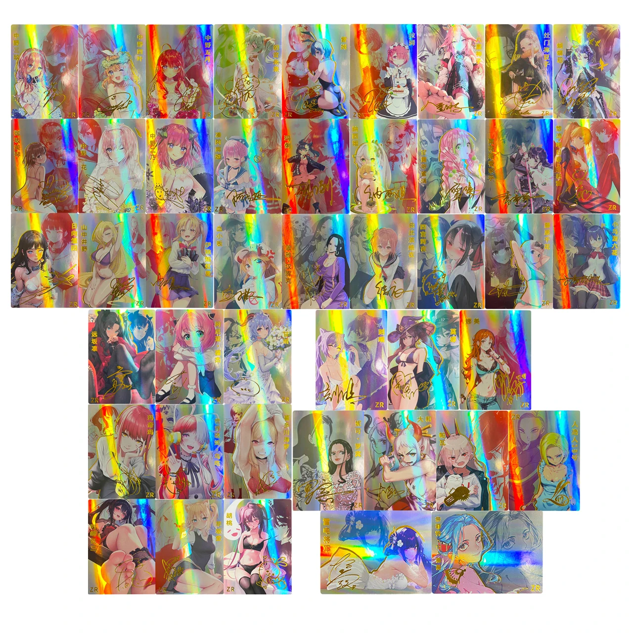 Набор из 45 коллекционных карточек ACG «История Богинь»: ZR Хьюга Хината, Рем Рин, Тоусака Ута, Токисаки Куруми — складные карточки с эффектом вспышки
Набор из 45 коллекционных карточек ACG «История Богинь»: ZR Хьюга Хината, Рем Рин, Тоусака Ута, Токисаки Куруми — складные карточки с эффектом вспышки