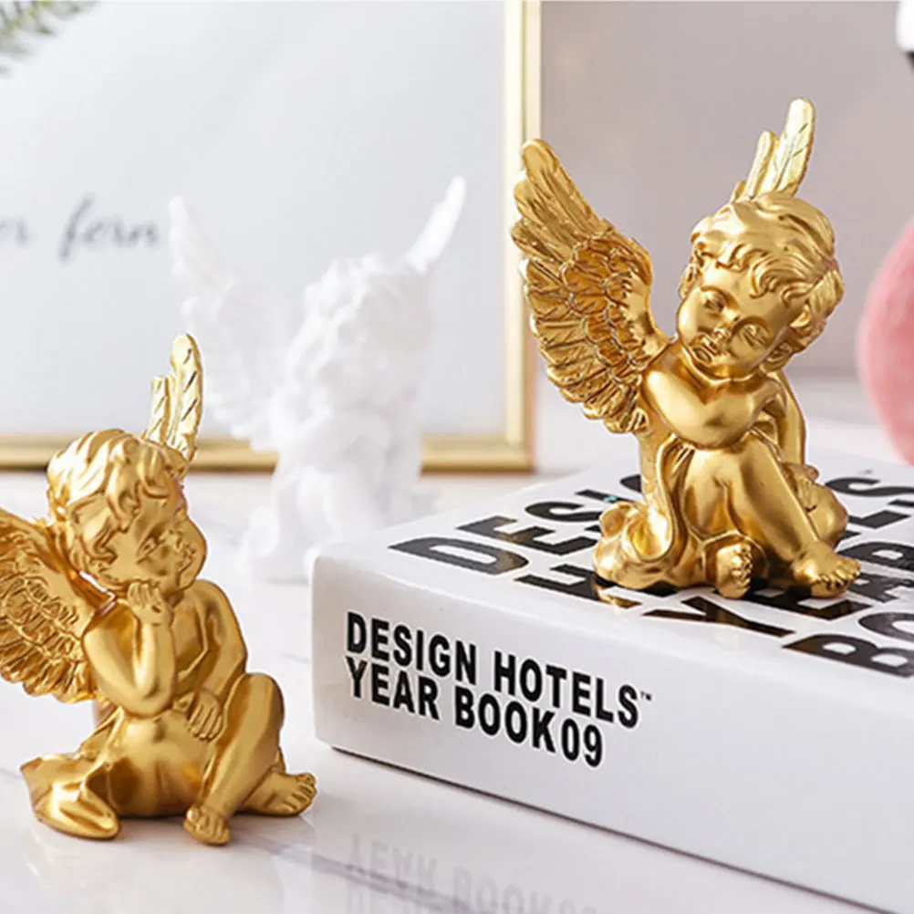 Resin Angel Decor Golden Smooth Surface Scratch Resistant Home Angel Craft For Living Room Bedroom Party
Resin Angel Decor Golden Smooth Surface Scratch Resistant Home Angel Craft For Living Room Bedroom Party