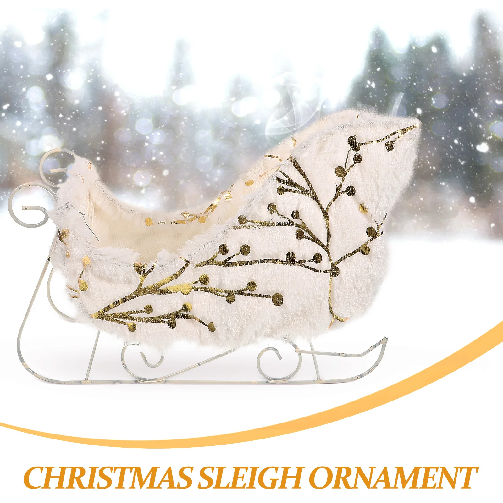 Compact Christmas Sleigh Ornament Easy Use Store Perfect Gift Xmas Sleigh Decoration Holiday Adornment
Compact Christmas Sleigh Ornament Easy Use Store Perfect Gift Xmas Sleigh Decoration Holiday Adornment