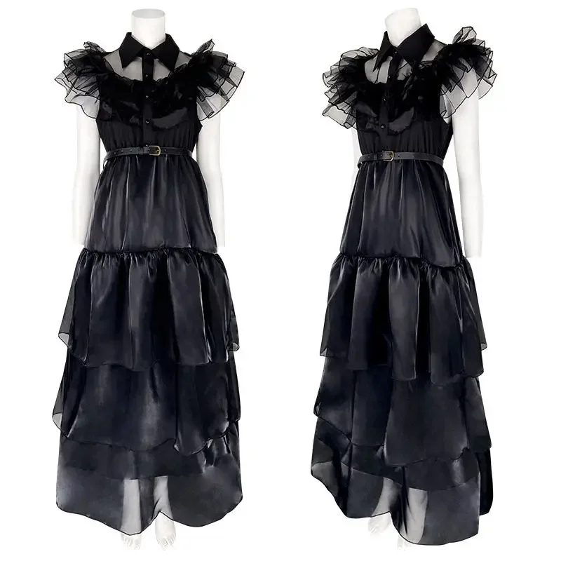 2024 New osdad parmesesday eniams cosplay dress adult women Girls black skirt wig Halloween costume
2024 New osdad parmesesday eniams cosplay dress adult women Girls black skirt wig Halloween costume