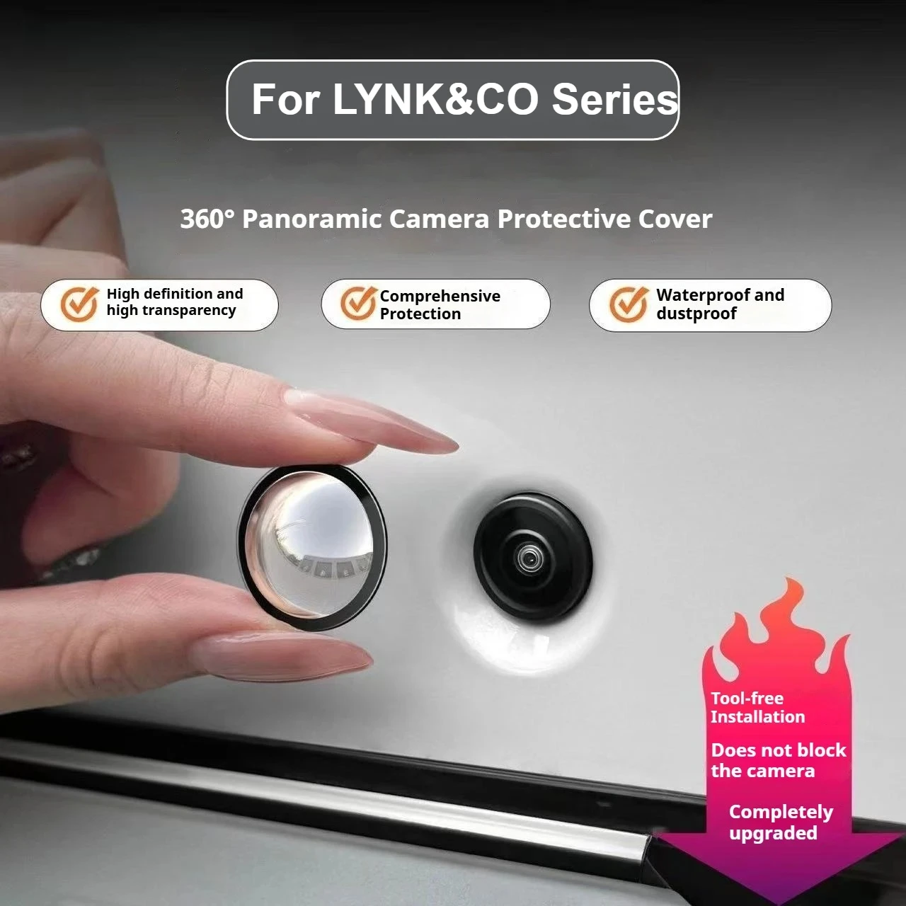 For LYNK&CO 01 02 08 06 08EM‑P 900 Upg Car Camera Protection Cover 360° Panoramic Anti-fog Function Camera Lens Protective Cover
For LYNK&CO 01 02 08 06 08EM‑P 900 Upg Car Camera Protection Cover 360° Panoramic Anti-fog Function Camera Lens Protective Cover