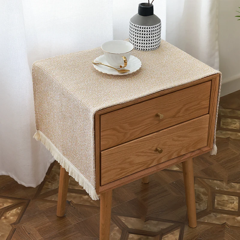 Modern Minimalist Bedroom Dust Cover Cloth Woven Nightstand Protector High End Simple Design New Style Home Textile Cover
Modern Minimalist Bedroom Dust Cover Cloth Woven Nightstand Protector High End Simple Design New Style Home Textile Cover