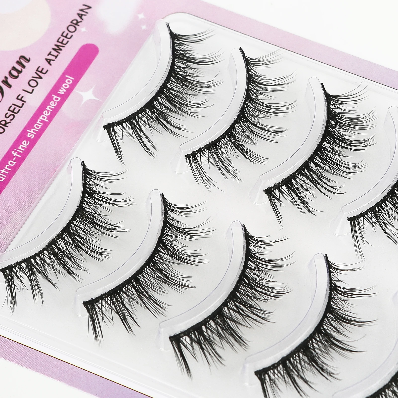 8-12mm strip lashes 5 pair natural Length DIY Eyelash Black Senseless Dense Fiber Artificial Eyelashes for Women makeups
8-12mm strip lashes 5 pair natural Length DIY Eyelash Black Senseless Dense Fiber Artificial Eyelashes for Women makeups