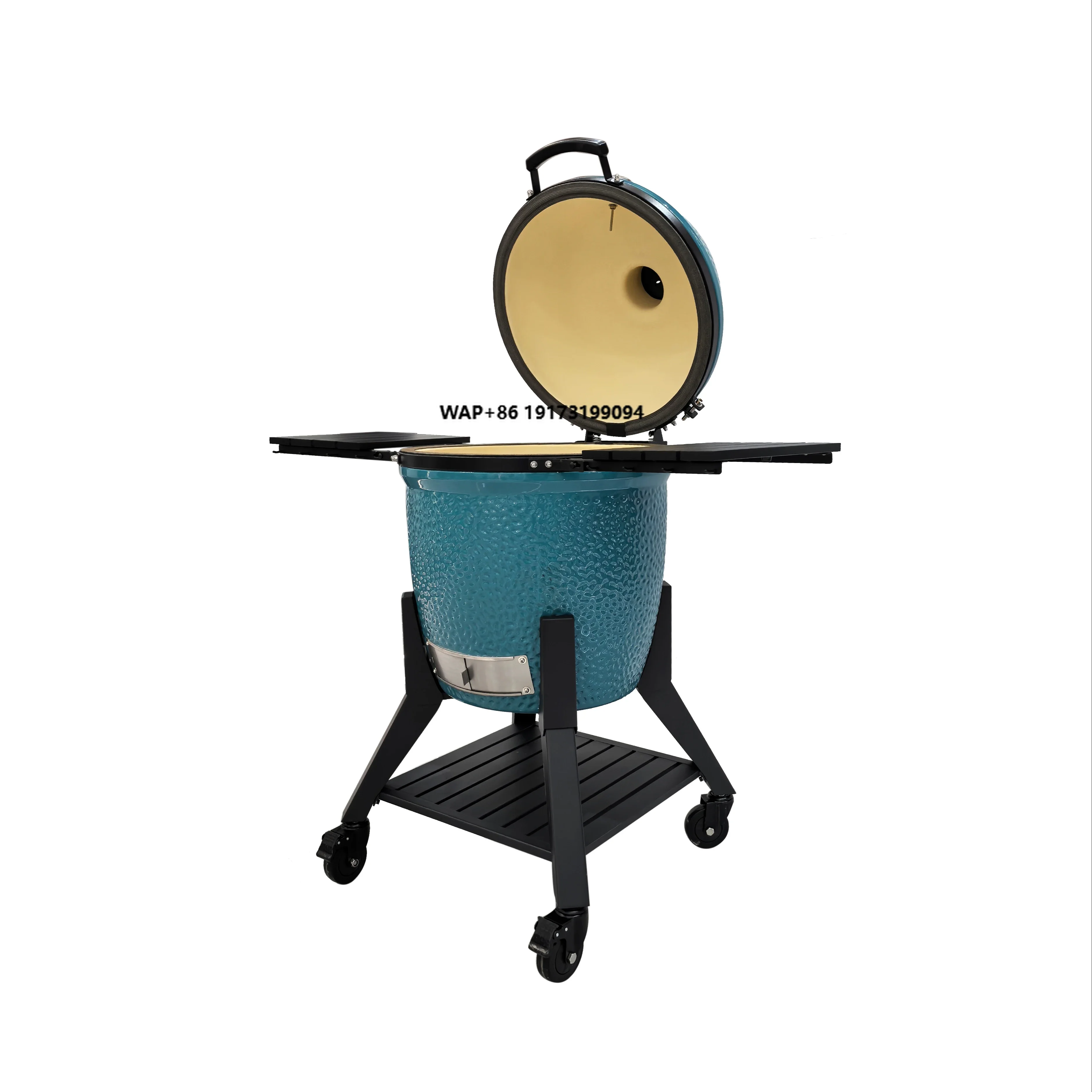 Modern Heavy-Duty 22-Inch Glossy Light Blue Ceramic Kitchen Charcoal Egg-Shaped BBQ Grill Large Size
Modern Heavy-Duty 22-Inch Glossy Light Blue Ceramic Kitchen Charcoal Egg-Shaped BBQ Grill Large Size