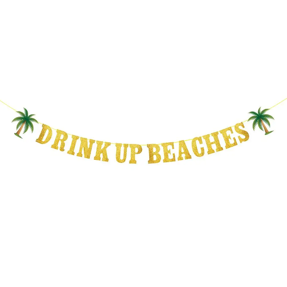 Beach Party Decoration Hawaiian Theme Glittery Banner Lightweight Room Wall Window Party Table Tropical Festive Supplies Paper
Beach Party Decoration Hawaiian Theme Glittery Banner Lightweight Room Wall Window Party Table Tropical Festive Supplies Paper