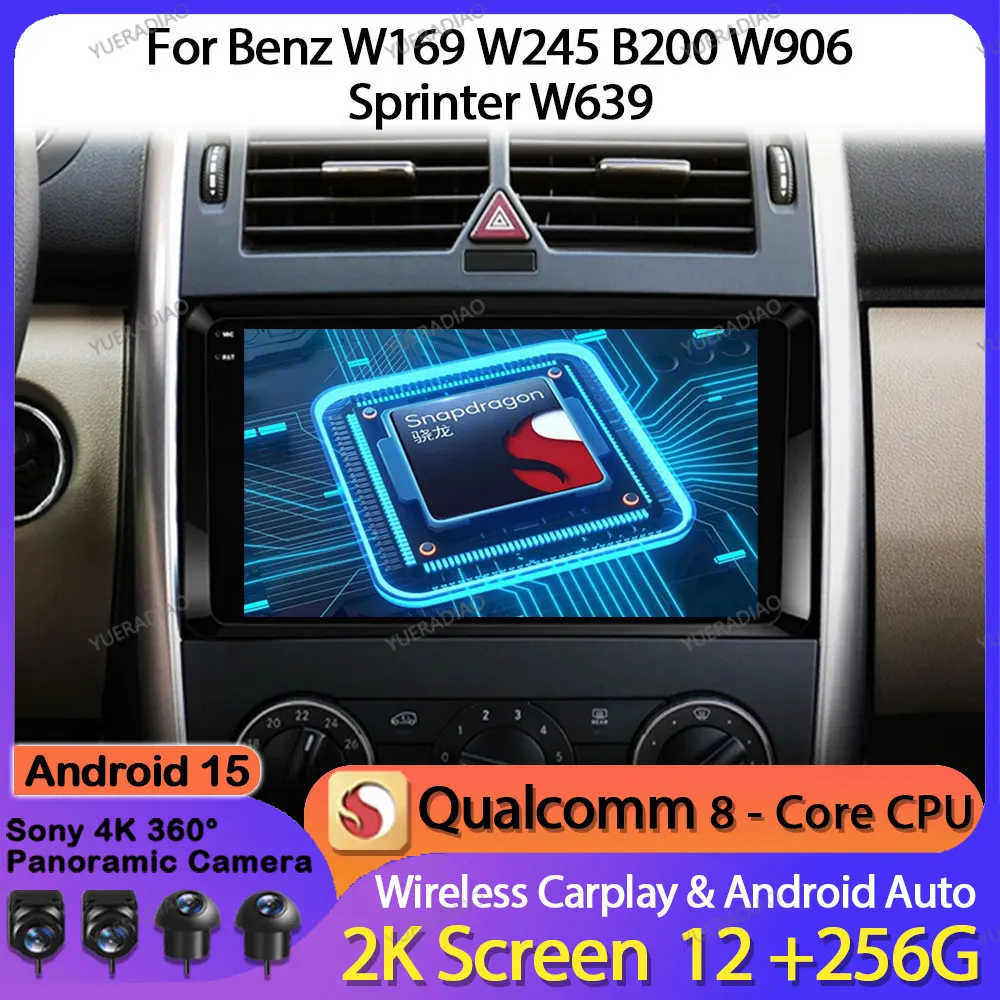 Android 15 Carplay Auto Car Radio For Mercedes Benz W169 W245 B200 W906 Sprinter W639 Multimedia Video Player NAVI GPS 4G WIFI
Android 15 Carplay Auto Car Radio For Mercedes Benz W169 W245 B200 W906 Sprinter W639 Multimedia Video Player NAVI GPS 4G WIFI
