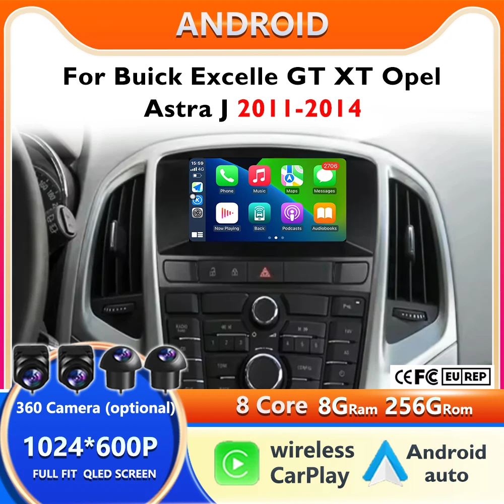 7inch Android 14 Car Radio GPS Wireless Bluetooth Carplay Multimedia Touch Screen For Buick Excelle Gt Xt Opel Astra J 2011-2014
7inch Android 14 Car Radio GPS Wireless Bluetooth Carplay Multimedia Touch Screen For Buick Excelle Gt Xt Opel Astra J 2011-2014