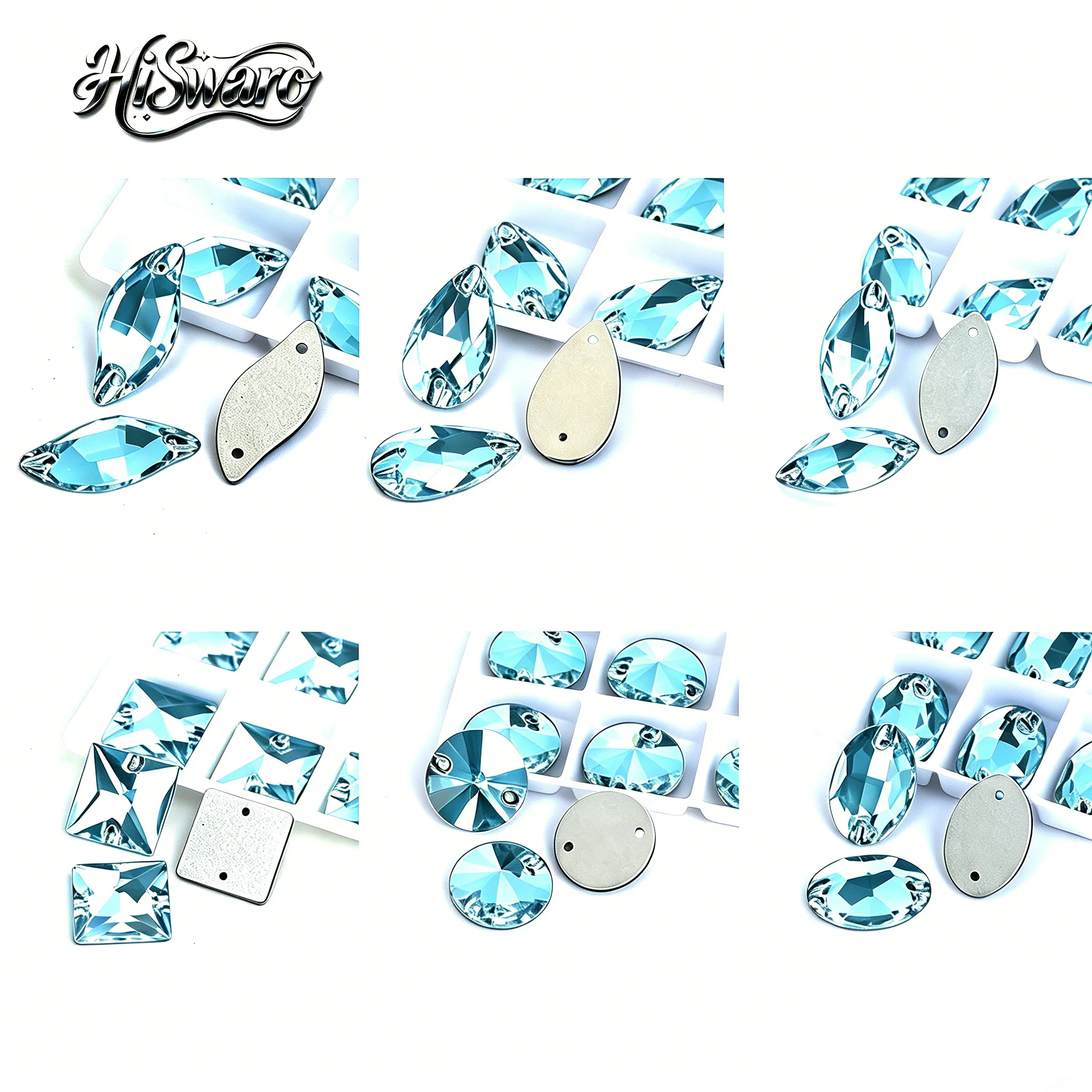 Wholesale Aquamarine Rolivi Comsic Drop Glass Crystal Glass Sewing Stones Flatback Sew on Rhinestones For Garment Clothes Bags
Wholesale Aquamarine Rolivi Comsic Drop Glass Crystal Glass Sewing Stones Flatback Sew on Rhinestones For Garment Clothes Bags