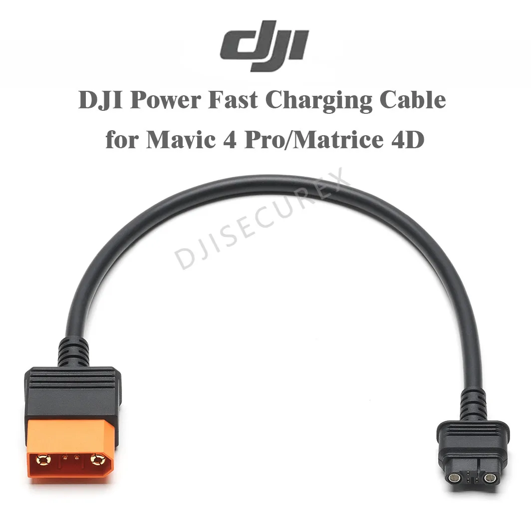 DJI Power Fast Charging Cable for Matrice 4D/Mavic 4 Pro–190/240W Field Charging 100% NEW
DJI Power Fast Charging Cable for Matrice 4D/Mavic 4 Pro–190/240W Field Charging 100% NEW