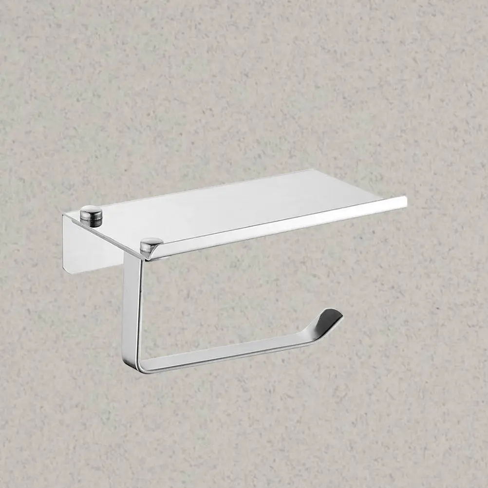 Extra Large 304 Stainless Steel Paper Roll Holder Wall Mounted Tissue Rack with Phone Storage Shelf Bathroom Hanging Organizer
Extra Large 304 Stainless Steel Paper Roll Holder Wall Mounted Tissue Rack with Phone Storage Shelf Bathroom Hanging Organizer