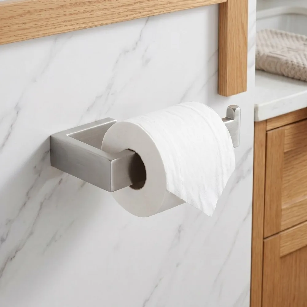 Stainless Steel Toilet Paper Holder Silver Wall Mounted Toilet Tissue Holder Rust Proof Easy Install Tissue Roll Hanger
Stainless Steel Toilet Paper Holder Silver Wall Mounted Toilet Tissue Holder Rust Proof Easy Install Tissue Roll Hanger