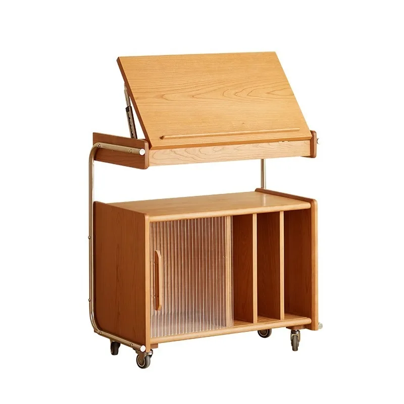 Japanese trolley bookshelf living room bedroom retro edge table removable magazine cabinet
Japanese trolley bookshelf living room bedroom retro edge table removable magazine cabinet