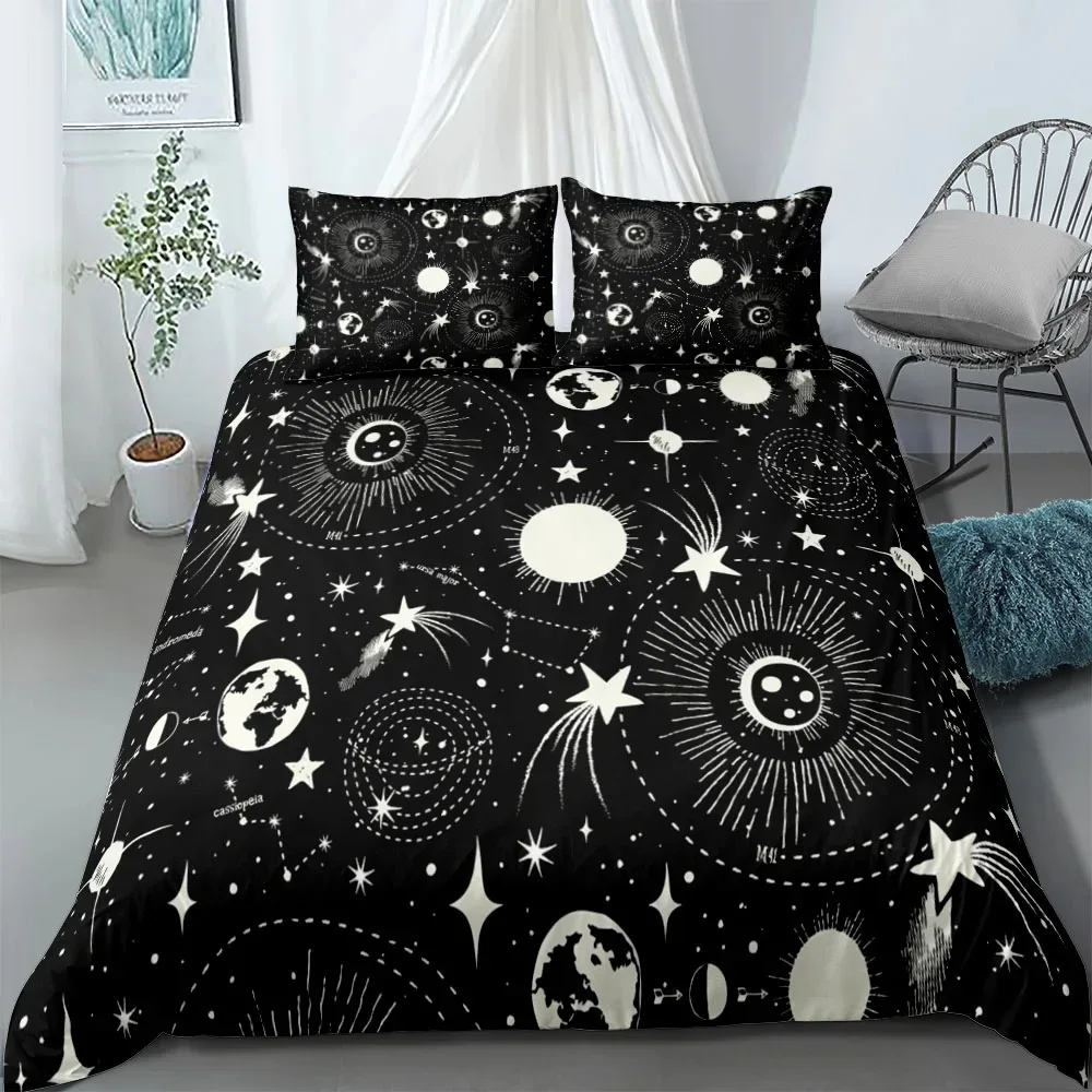 Sketch Galaxy Duvet Cover Set King Queen Double Full Twin Single Size Bed Linen Set
Sketch Galaxy Duvet Cover Set King Queen Double Full Twin Single Size Bed Linen Set