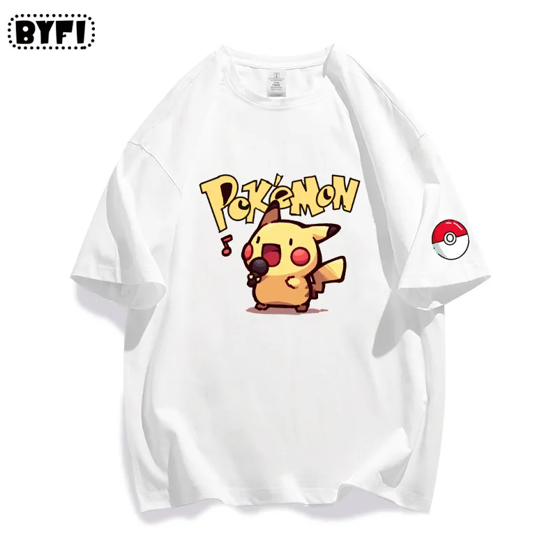 Футболка с коротким рукавом Singer Pikachu, периферийная продукция Pok É Mon, из чистого хлопка, унисекс
Футболка с коротким рукавом Singer Pikachu, периферийная продукция Pok É Mon, из чистого хлопка, унисекс