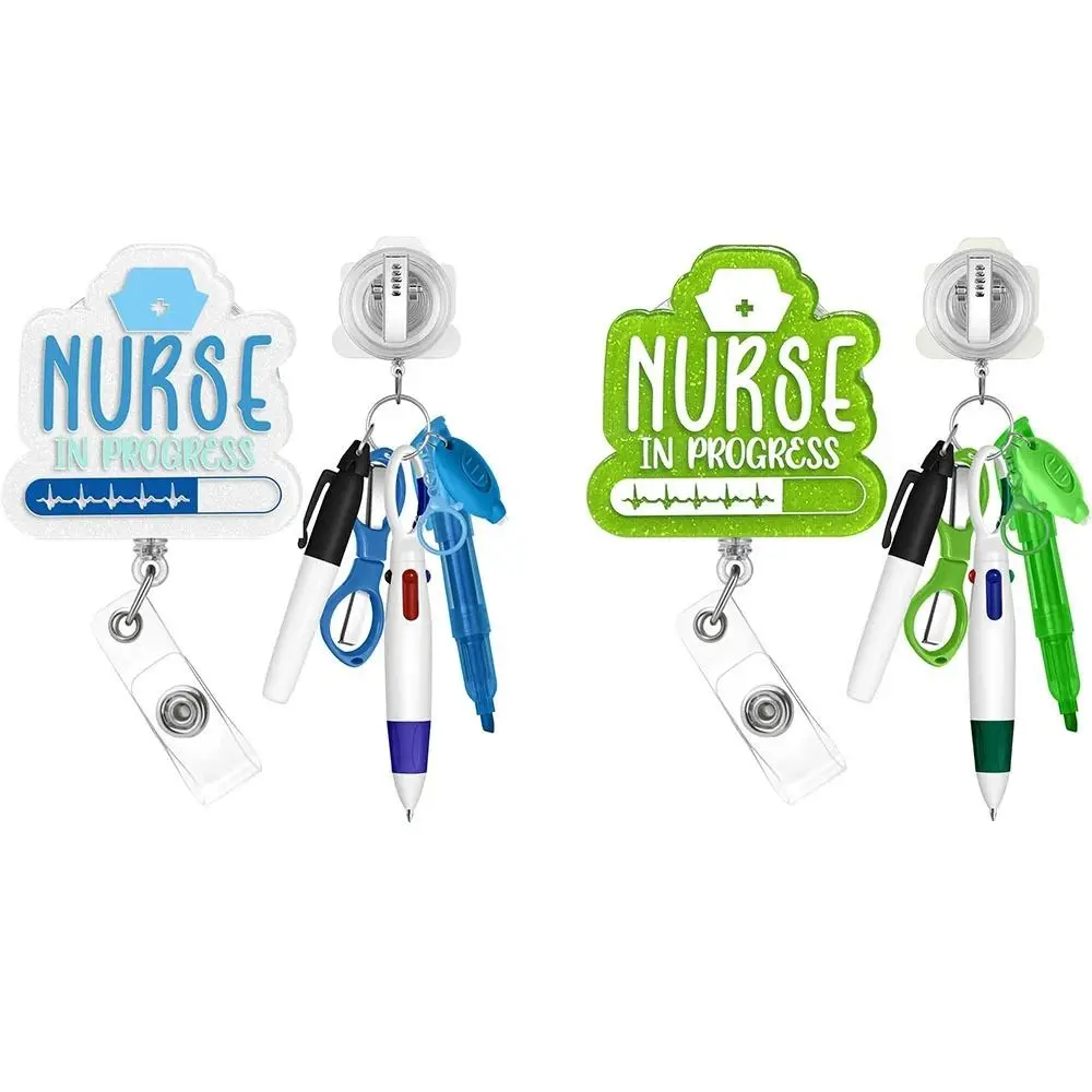 DIY Retractable Nurse Pen Pack Keychain Mini Nurse Badge Clip Portable Badge Reel Holder
DIY Retractable Nurse Pen Pack Keychain Mini Nurse Badge Clip Portable Badge Reel Holder
