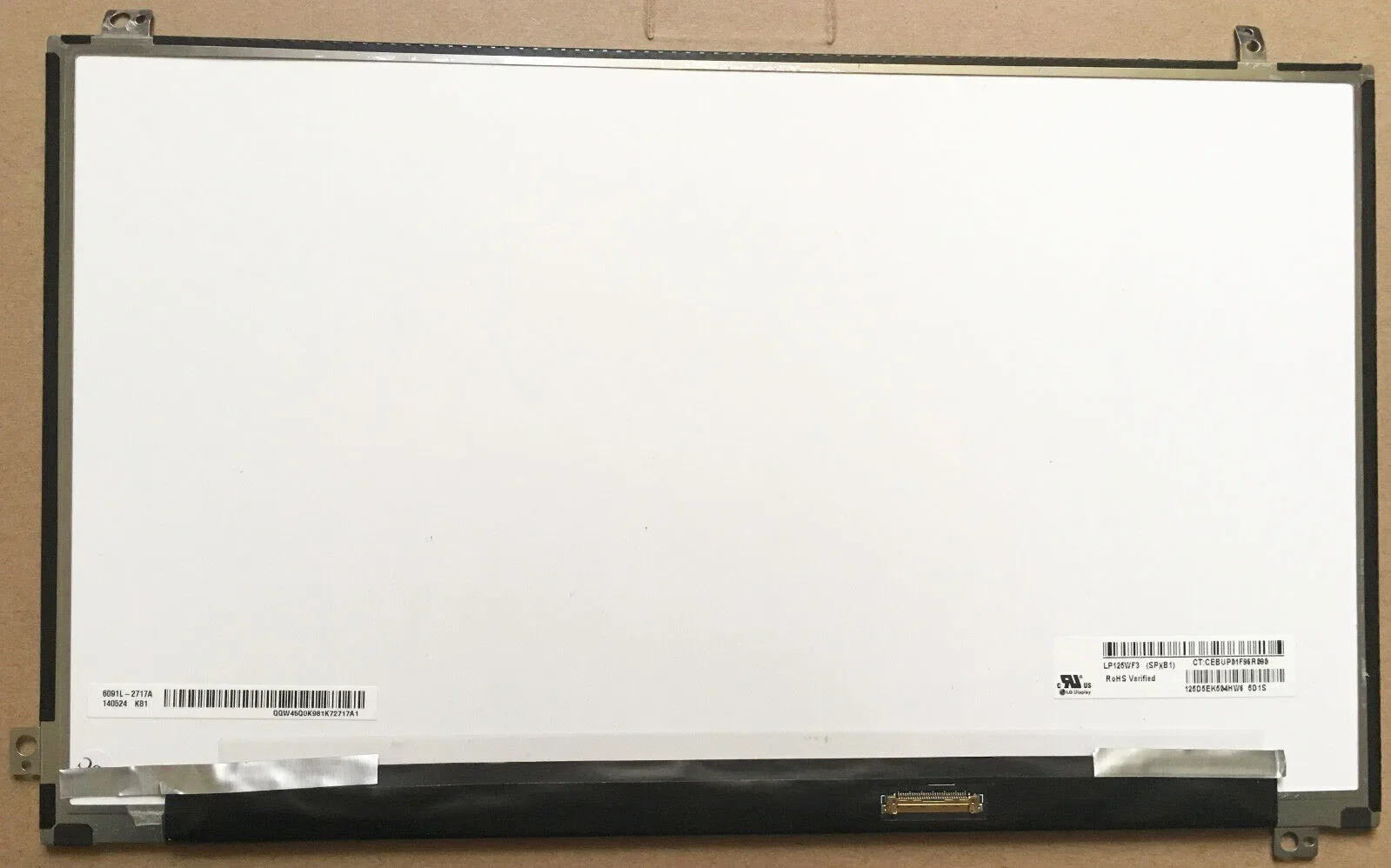 LP125WF3-SPB1 12,5-дюймовый ЖК-экран для ноутбука, 1920X1080, 30-контактный, работает для HP
LP125WF3-SPB1 12,5-дюймовый ЖК-экран для ноутбука, 1920X1080, 30-контактный, работает для HP