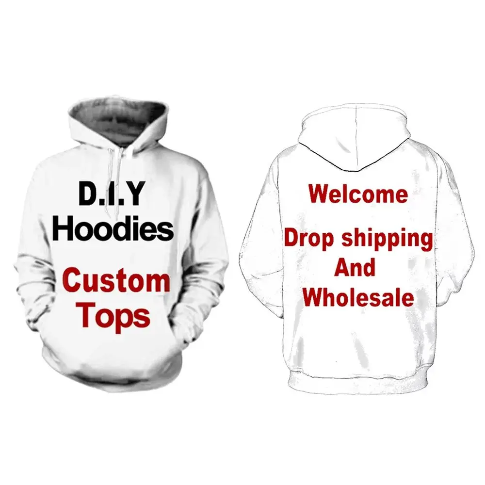 DIY Custom Style Polyester 3D Printed Hoodie Men's Custom Photo Top Hoodie Personalized Product Comfortable Sports Jumper
DIY Custom Style Polyester 3D Printed Hoodie Men's Custom Photo Top Hoodie Personalized Product Comfortable Sports Jumper