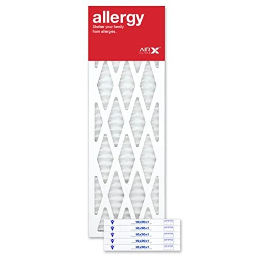 10x30x1 Air Filter MERV 11 Pleated HVAC AC Furnace Air Filter Allergy 6-Pack Made in the USA
10x30x1 Air Filter MERV 11 Pleated HVAC AC Furnace Air Filter Allergy 6-Pack Made in the USA