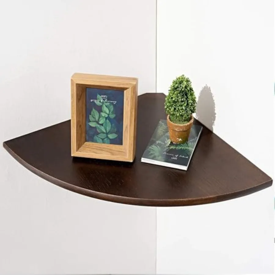 Corner Shelfch Solid Wood Floating Corner Shelves Wall Mount Round End Floating Speaker Rack with Wire Hole for Small Plant for
Corner Shelfch Solid Wood Floating Corner Shelves Wall Mount Round End Floating Speaker Rack with Wire Hole for Small Plant for
