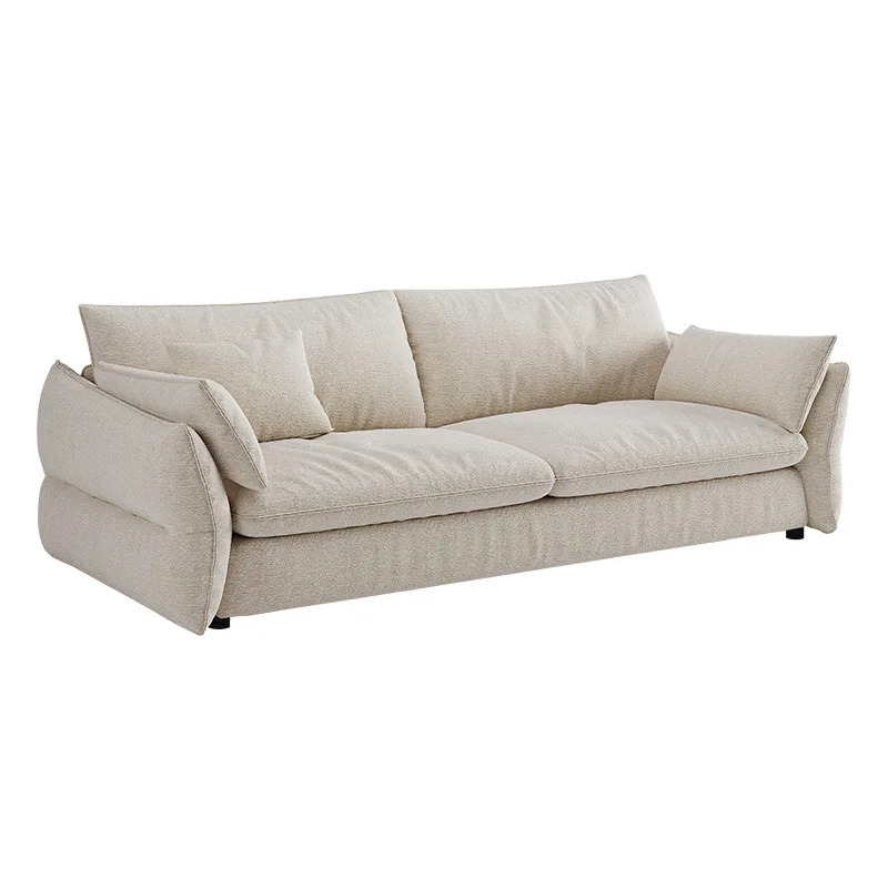 LTT French cream style fabric sofa small apartment living room simple straight row creative sofa
LTT French cream style fabric sofa small apartment living room simple straight row creative sofa