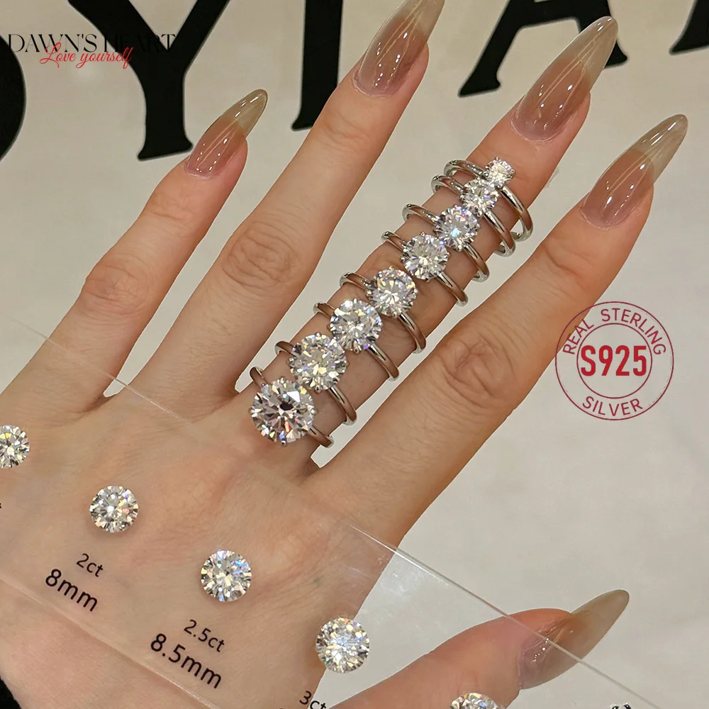Luxury 1-5CT 925 Sterling Silver Lovers Engagement Ring Women Sparkling Solitaire Lab Diamond Party Wedding Bands Bridal Jewelry
Luxury 1-5CT 925 Sterling Silver Lovers Engagement Ring Women Sparkling Solitaire Lab Diamond Party Wedding Bands Bridal Jewelry