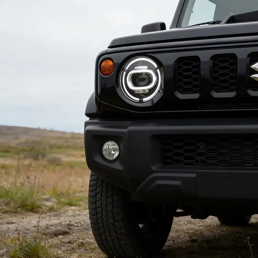 Для Suzuki Jimny 2019-2023: Комплект передних фар с динамическим LED-эффектом при включении, Plug and Play, аксессуары для тюнинга
Для Suzuki Jimny 2019-2023: Комплект передних фар с динамическим LED-эффектом при включении, Plug and Play, аксессуары для тюнинга