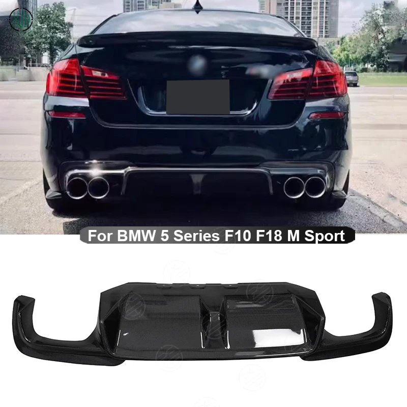 Carbon Fiber Car Rear Bumper Lip Diffuser Spoiler Parts For BMW 5 Series F10 F18 M Sport 525i 530i 2010-2016 Upgrade Body kit
Carbon Fiber Car Rear Bumper Lip Diffuser Spoiler Parts For BMW 5 Series F10 F18 M Sport 525i 530i 2010-2016 Upgrade Body kit