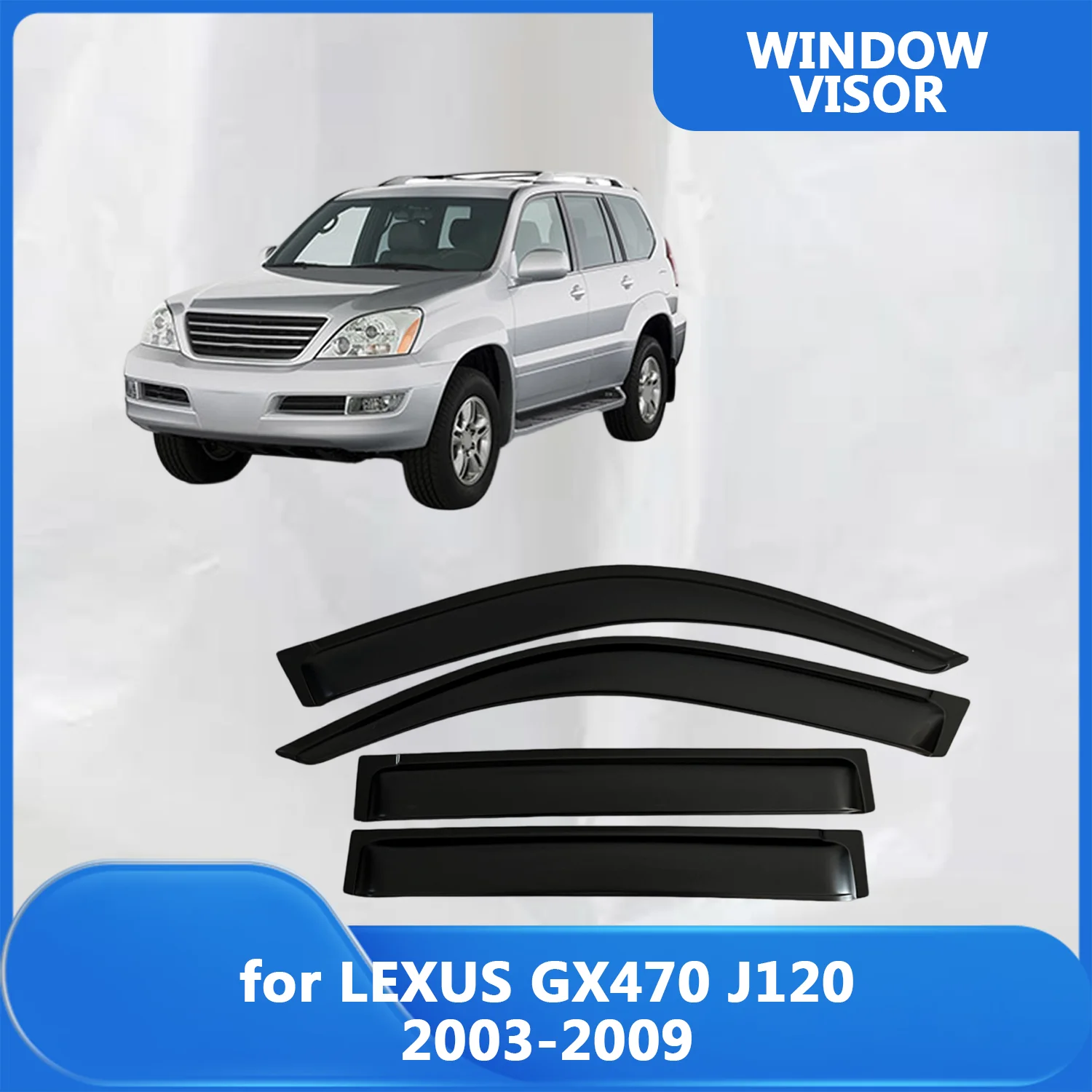 Window Visor for LEXUS GX470 J120 2003 2004 2005 2006 2007 2008 2009 Wind Deflectors Rain Guards Door Visor Vent
Window Visor for LEXUS GX470 J120 2003 2004 2005 2006 2007 2008 2009 Wind Deflectors Rain Guards Door Visor Vent