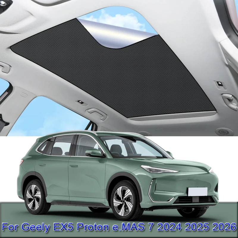 For Geely EX5 Proton e.MAS 7 2024 2025 2026 2027 Car Electrostatic Adsorption Sunroof Sunshade Heat Insulation Skylight Sticker
For Geely EX5 Proton e.MAS 7 2024 2025 2026 2027 Car Electrostatic Adsorption Sunroof Sunshade Heat Insulation Skylight Sticker