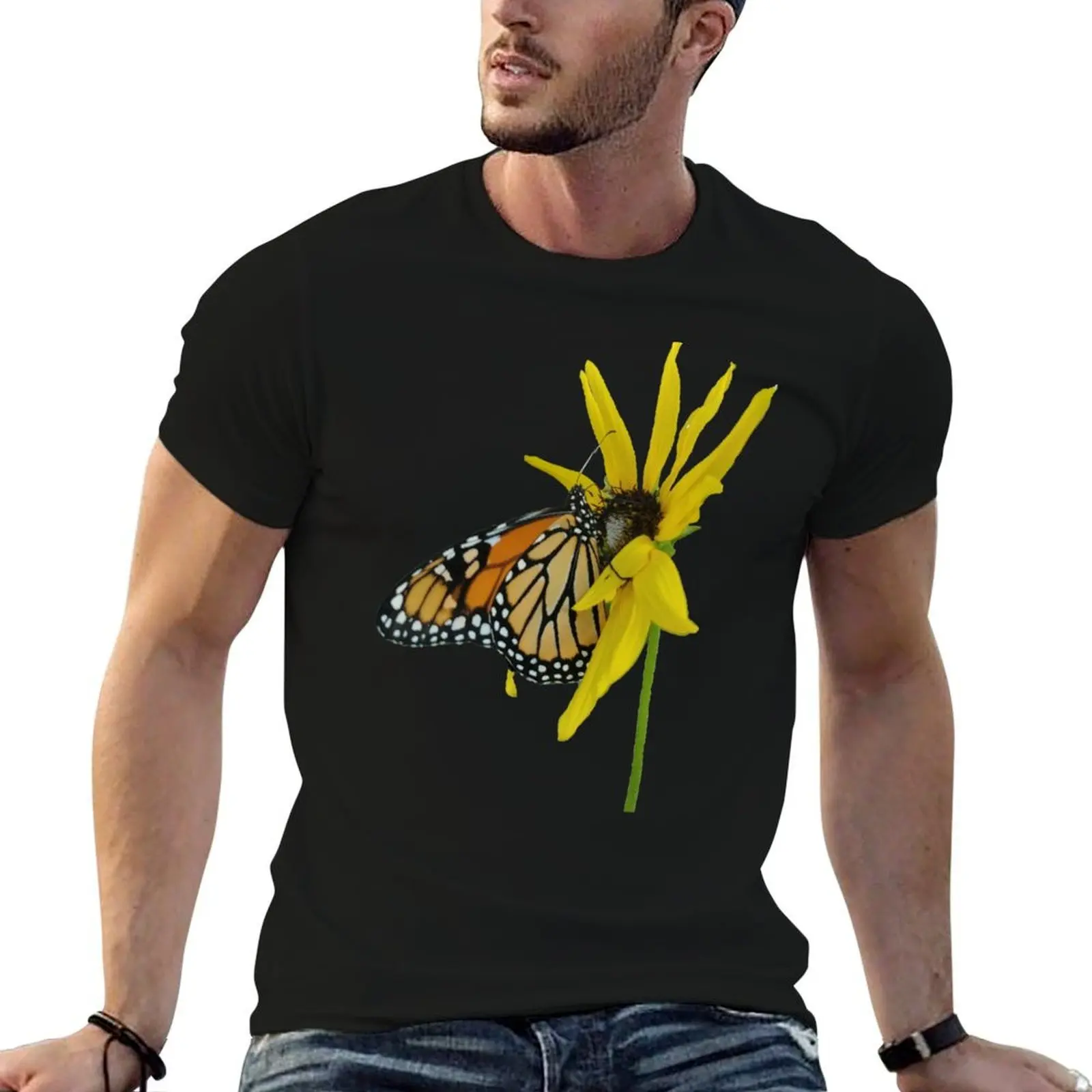 Monarch On a Sunflower T-Shirt man t shirt heavy cotton man t shirt designer T-Shirt
Monarch On a Sunflower T-Shirt man t shirt heavy cotton man t shirt designer T-Shirt