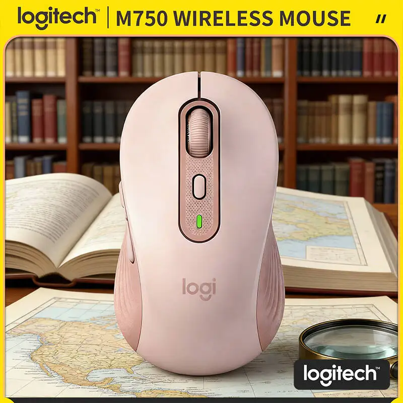 Logitech M750 Silent Bluetooth Mouse - 90% Noise Reduction, 3-Device Switch, 10m Range, PC Tablet Ready
Logitech M750 Silent Bluetooth Mouse - 90% Noise Reduction, 3-Device Switch, 10m Range, PC Tablet Ready