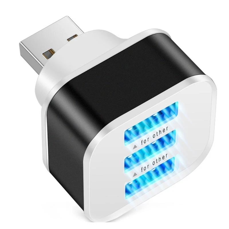 U55B 3 в 1 Mini USB-зарядное устройство Многопортовое USB 2.0 Hub Splitter USB Expander Power Dock
U55B 3 в 1 Mini USB-зарядное устройство Многопортовое USB 2.0 Hub Splitter USB Expander Power Dock