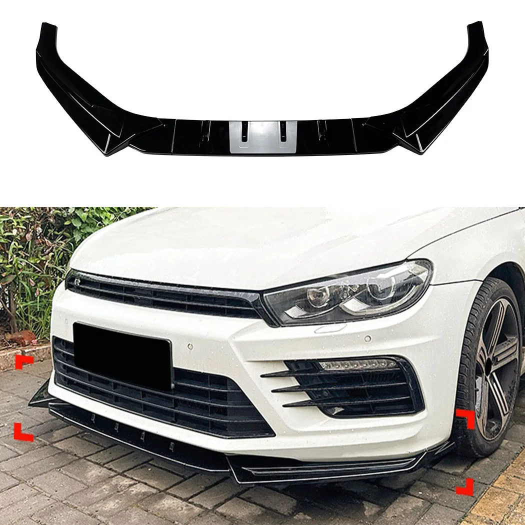 Front Bumper Lip Spoiler For Volkswagen Scirocco MK3.5 R 2015-2025 Front Bumper Protector Lower Blade Splitter Car Styling
Front Bumper Lip Spoiler For Volkswagen Scirocco MK3.5 R 2015-2025 Front Bumper Protector Lower Blade Splitter Car Styling