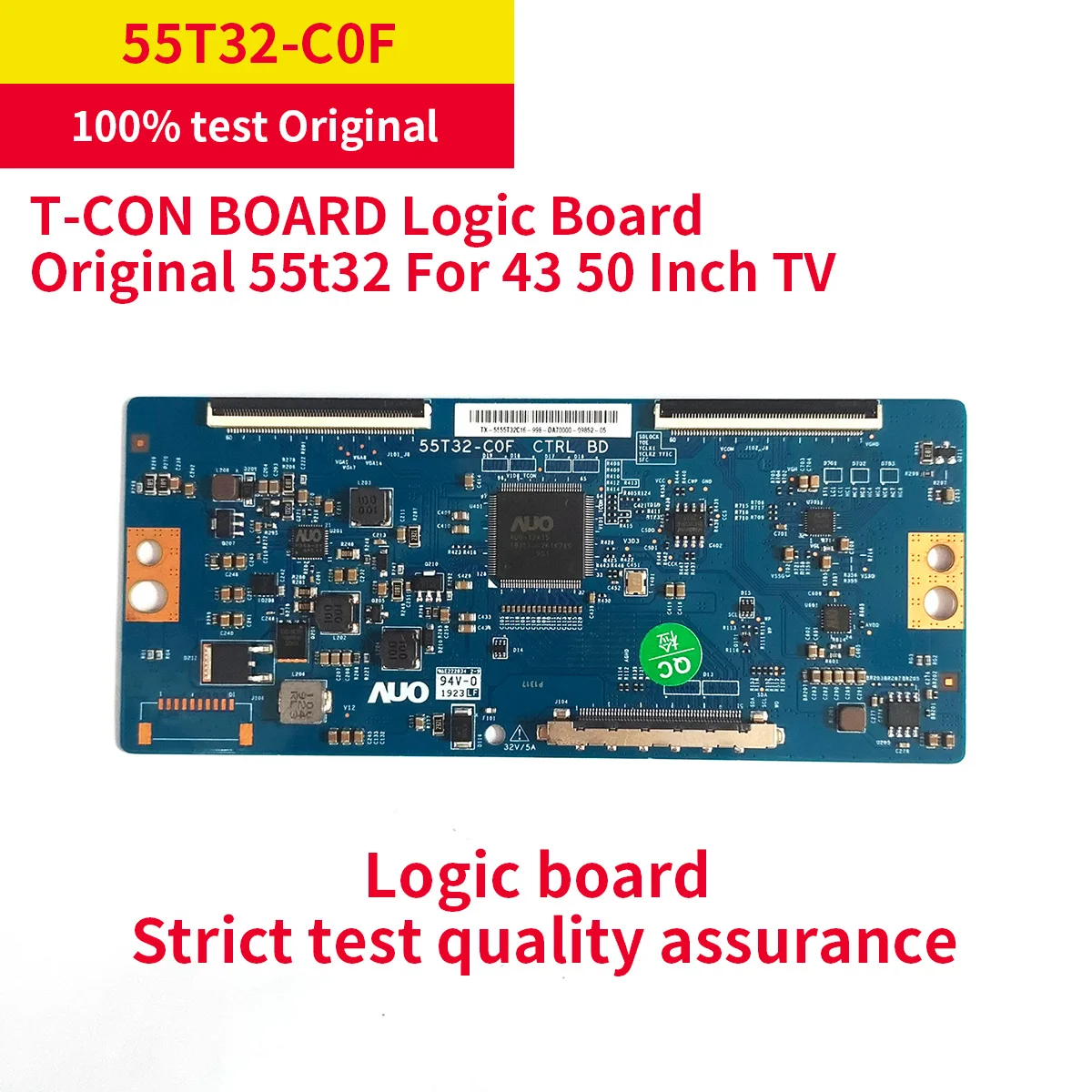 100% New Good Test Original T-CON board 55T32-C0F Suitable for 43" 50" 55" TV 55t32c0f Profesional Logic Board Tested
100% New Good Test Original T-CON board 55T32-C0F Suitable for 43" 50" 55" TV 55t32c0f Profesional Logic Board Tested