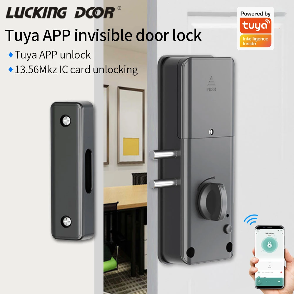 Bluetooth Support Tuya App Lock For Wooden Door Lock Electronic Door Lock No Drill Indoor Concealed Installation 13.56Mhz Rfid
Bluetooth Support Tuya App Lock For Wooden Door Lock Electronic Door Lock No Drill Indoor Concealed Installation 13.56Mhz Rfid