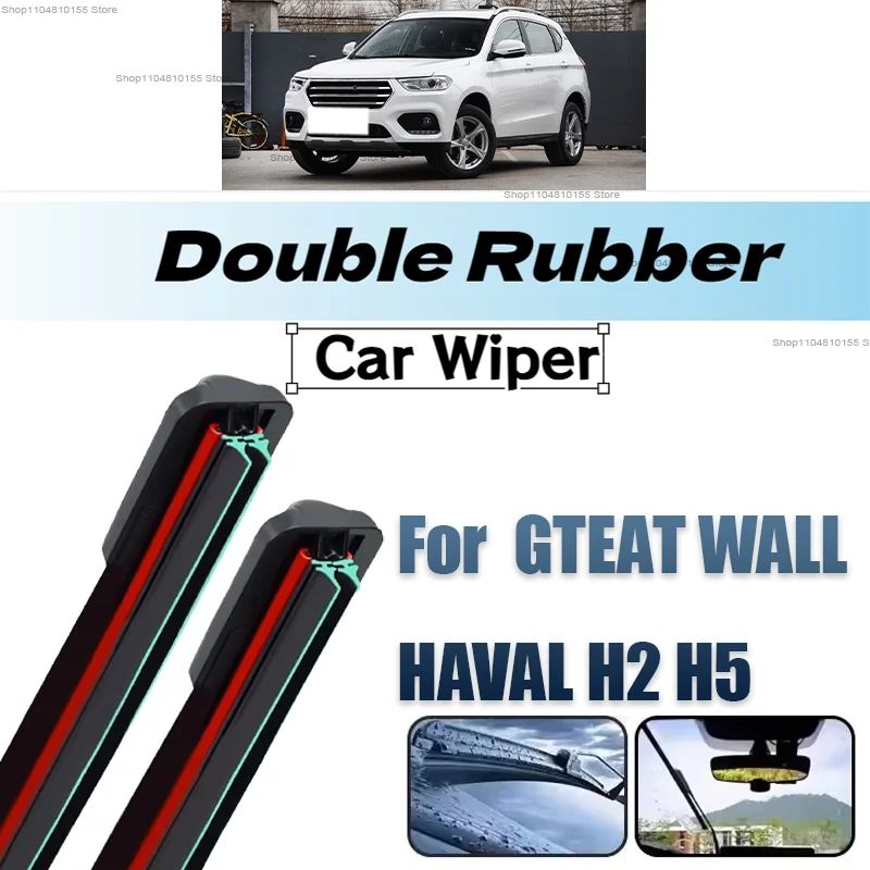 Double Rubber Car Wipers for Great Wall Hover H2 H5 Front Blade Brushes Cutter Automobiles Accessorie Windscreen Wear Wiper
Double Rubber Car Wipers for Great Wall Hover H2 H5 Front Blade Brushes Cutter Automobiles Accessorie Windscreen Wear Wiper