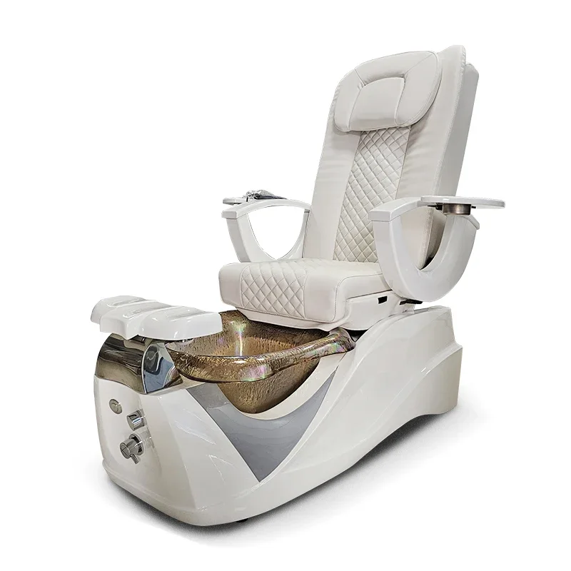 New Design White Beauty Salon Equipment Massage Foot Spa Chair Electric Reclining Pedicure Chair With Jet Pump
New Design White Beauty Salon Equipment Massage Foot Spa Chair Electric Reclining Pedicure Chair With Jet Pump