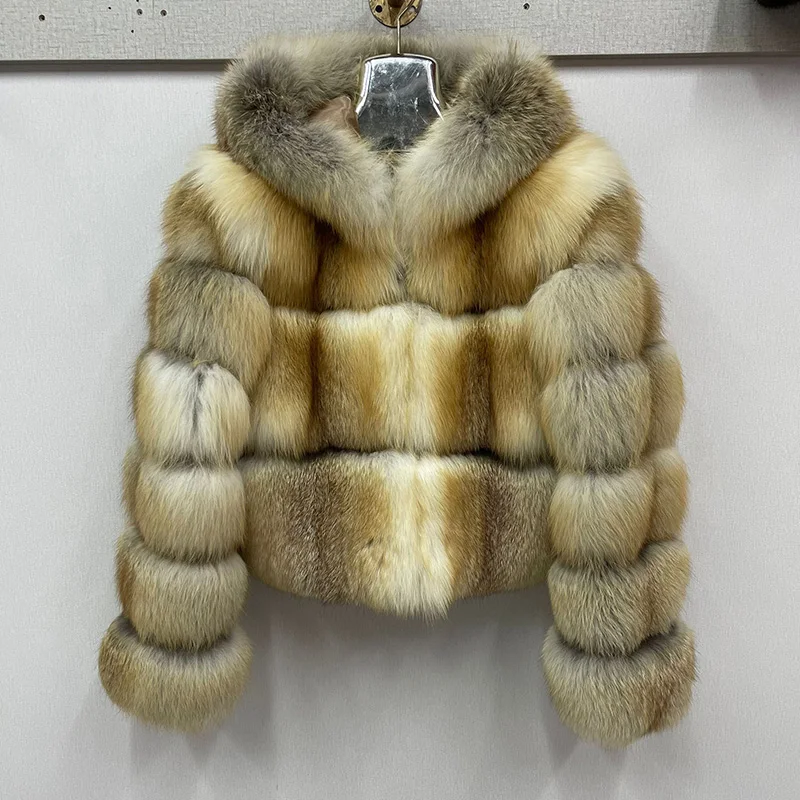 Women's Winter Fox Fur Coats Thick Warm Cropped Fur Jackets Fluffy Luxury Natural Long Sleeve Fur Short Coat JF6303
Women's Winter Fox Fur Coats Thick Warm Cropped Fur Jackets Fluffy Luxury Natural Long Sleeve Fur Short Coat JF6303