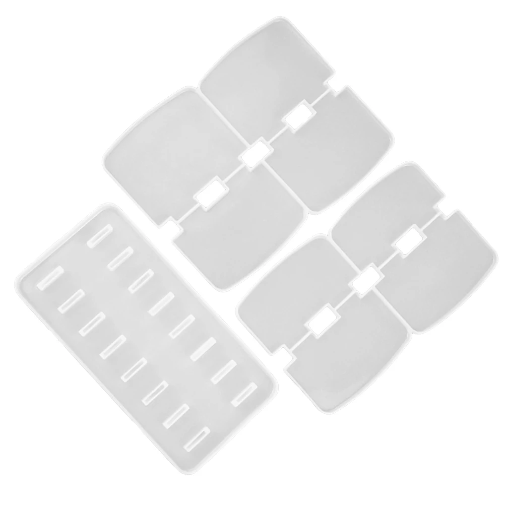 3 Pcs Crystal Epoxy Mold for Jewelry Organizer Stand Silica Gel Storage Shelf Molds Lightweight DIY Tools
3 Pcs Crystal Epoxy Mold for Jewelry Organizer Stand Silica Gel Storage Shelf Molds Lightweight DIY Tools