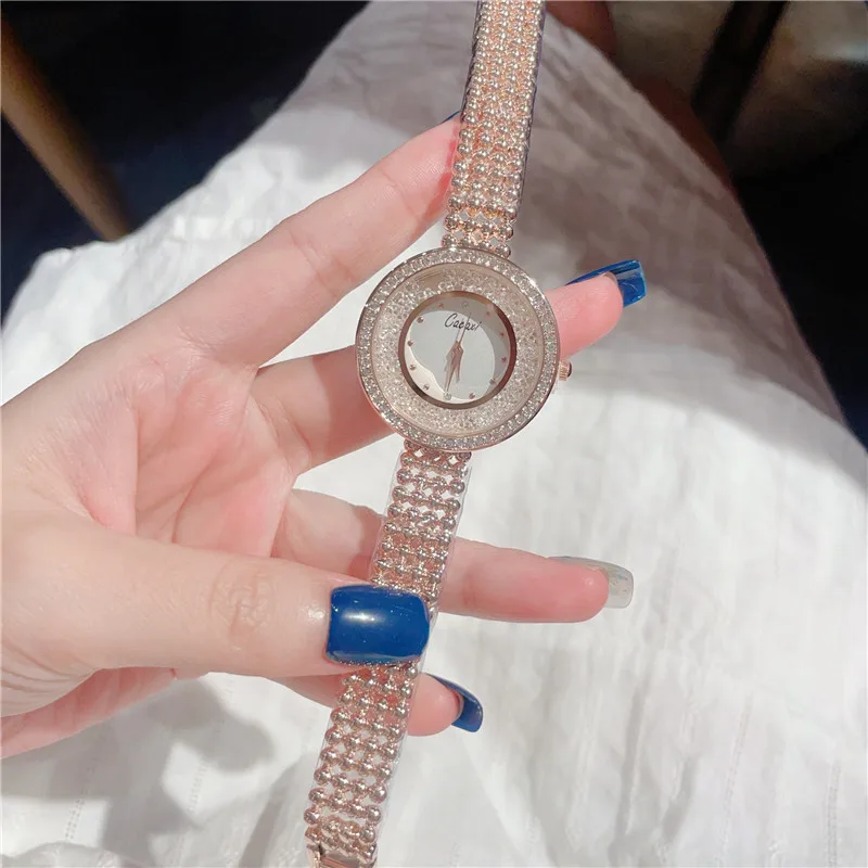 Роскошные элегантные часы для женщин, часы из розового золота, модные женские кварцевые наручные часы с бриллиантами, женские наручные часы A261 
Роскошные элегантные часы для женщин, часы из розового золота, модные женские кварцевые наручные часы с бриллиантами, женские наручные часы A261