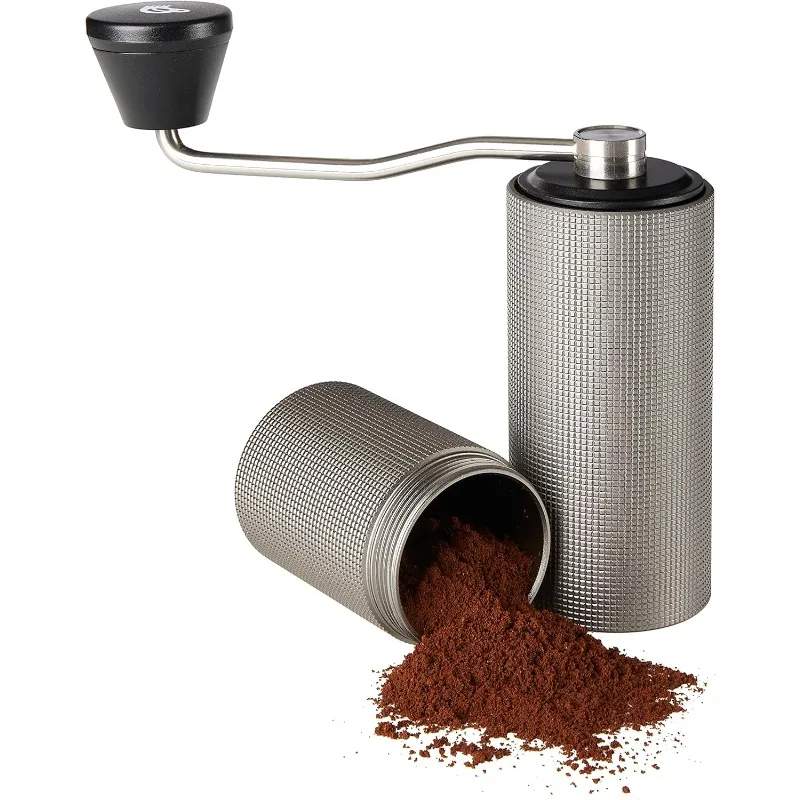 C2 MAX Manual Coffee Grinder by , 30 grams with CNC Stainless Steel Conical Burr and Adjustable Coarseness, Cap
C2 MAX Manual Coffee Grinder by , 30 grams with CNC Stainless Steel Conical Burr and Adjustable Coarseness, Cap