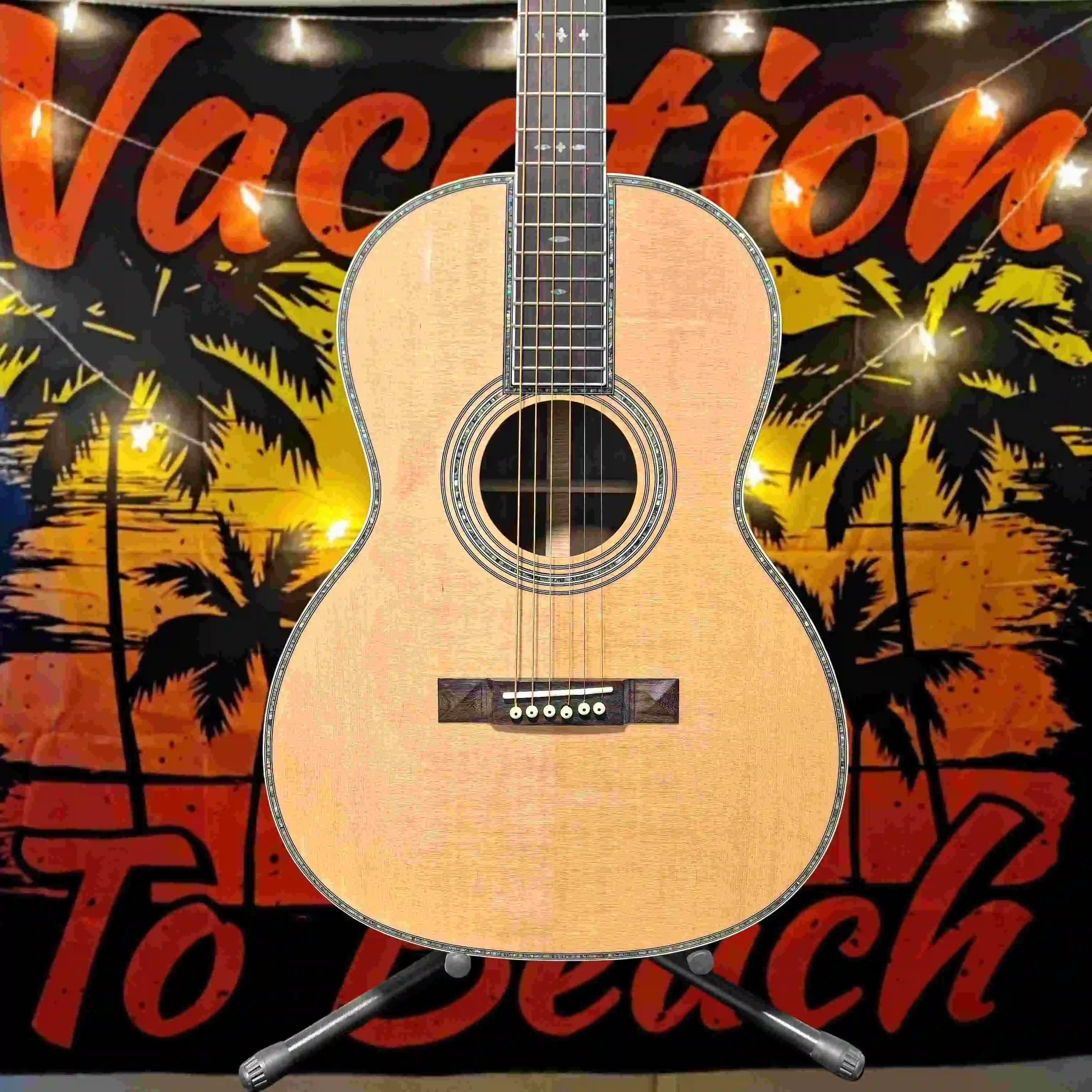 00042 Acoustic Guitar Wooden Shell Style 39 Inch Spruce Solid Top Balanced Warm Sound Finger Playing Singing Recording
00042 Acoustic Guitar Wooden Shell Style 39 Inch Spruce Solid Top Balanced Warm Sound Finger Playing Singing Recording