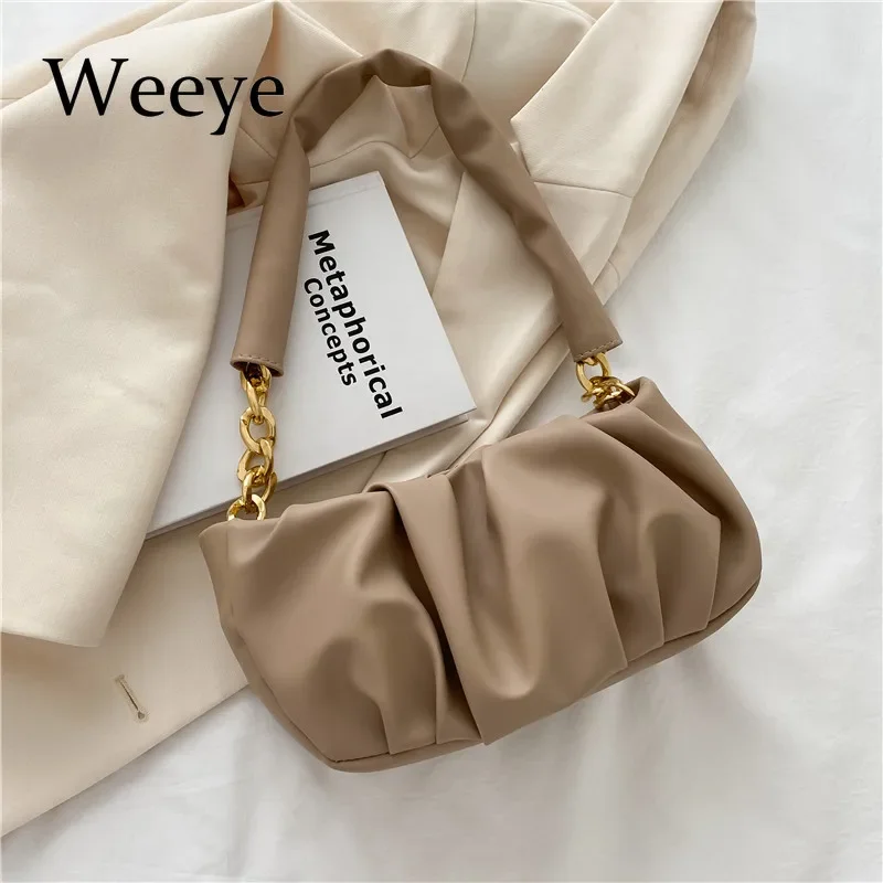 Mini PU Dumpling Bag Women's New Summer Fashion Solid Color Women's Office Zipper Work Handbag
Mini PU Dumpling Bag Women's New Summer Fashion Solid Color Women's Office Zipper Work Handbag